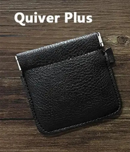 VDR Quiver Plus By Kelvin Chow (Gimmicks and Online Instructions) Close-up Magic Tricks professional Amazing Genuine Leather