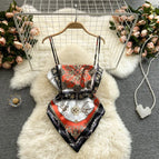 One size fits all / Orange on white