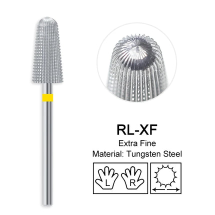 Nail Drill Bits Carbide Large Cone Electric Milling Cutter Gel Polish Remover Grinding Tools DIY Accessories Supplies