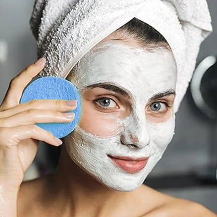 50PCS Compressed Facial Sponge Makeup Removal Exfoliating Face Sponges Professional Esthetician Facial Cleaning Beauty Tool