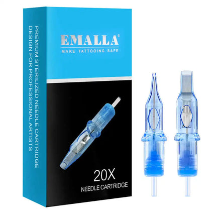 20/10pcs EMALLA Eliot Tattoo Cartridge Needles RL RS CM MG Disposable Sterilize Tattoo Permanent Makeup Cartridge Machine Needle