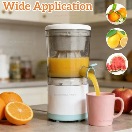 2026 New Upgrade Portable Electric Juicer USB Charging Fruit Blender Household Fruit Juice Separation Bidirectional Spiral Press