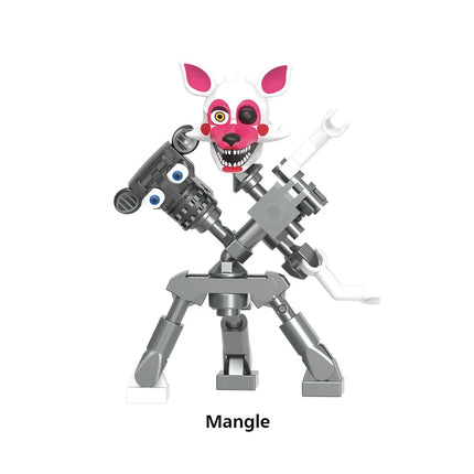 WM6097 WM6170 WM6173 V1004 Blocks Anime Nightmare Games Bricks Toy Dolls Model Building Blocks Toys Gifts Assemble Toys