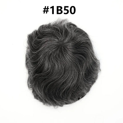 Os21 0.03-0.04mm NG Clearance Thin Skin Toupee Capillary Prothesis Hair Piece For Men Hair Replacement System V Loop Men Toupee