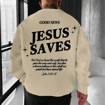 Jesus Saves Sweatshirt / Sweat Jesus Saves