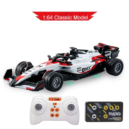 F1 Formula Racing Car 1:64 RC Car mini 2.4G APP Control  Alloy Remote Control Car with Light Toys for Children's Christmas Gifts