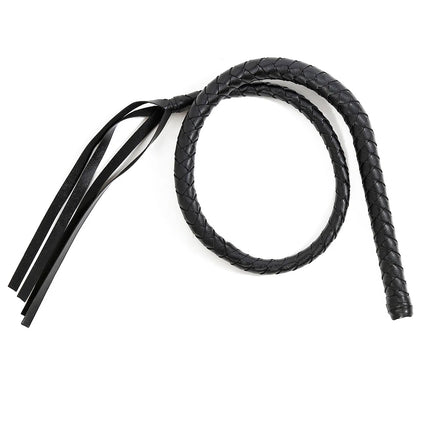 BDSM Leather Bullwhip Snake Whip Long Spanking Paddle Slave Role Play Fetish Gear Bondage Restraint Adult Sex Toy for Women Men