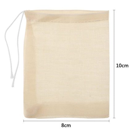 20pcs/Lot Tea Bags Disposable Tea Filter Bags Cotton Gauze Tea Bag with String Heal Seal for Coffee Herb Loose Tea Infuser