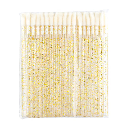 New 50 Pieces Lip Brushes Soft Lipstick Mascara Wands Applicators Eyelash Cleaner Cosmetic Brushes Women Make Up Tools