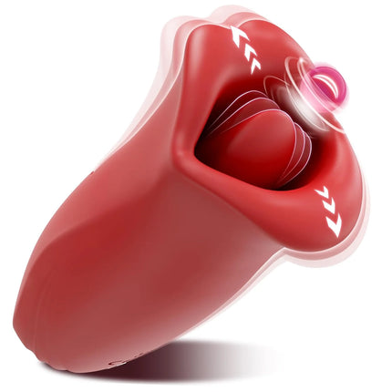 Sex Toys Sucking Vibrator for Women Tongue Licking Clitoris Sucker Female Powerful Clitoral G Spot Nipple Stimulator Adult Goods