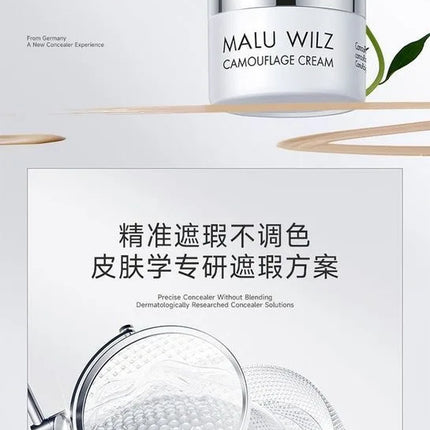 MALU WUILZ Concealer Palette Cream Texture Covers Acne Marks Dark Circles Multifunction Face Makeup Lasting Brighten Cosmetics