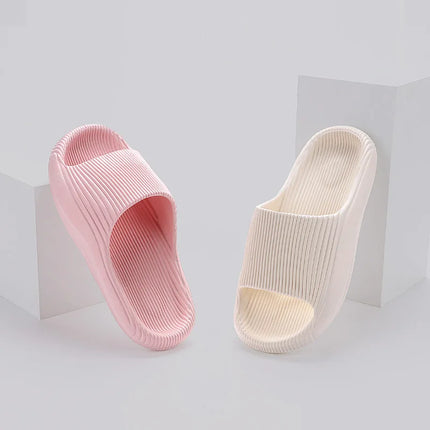 Smile Pop Soft EVA Slippers For Women Summer Flat Sole Women's Sandals Outdoor Casual Non-slip Beach Shoes Home Cozy Women Shoes