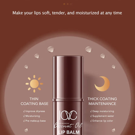Coconut Oil Remove Dark Lip Balm Fast Lighten Pink Lip Exfoliating Fade Lip Line Dead Skin Moisturizing Korean Lips Care Product