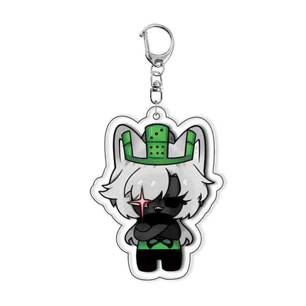Game Forsaken Cosplay Keychain Unisex Kawaii Acrylic Pendant Keyring Key Chain Bag Accessories Decoration Ornament Props