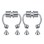 2PCS A Silver