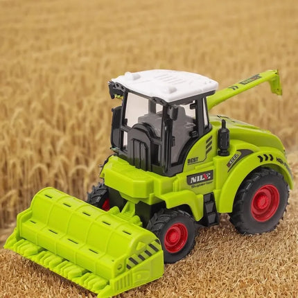 1pcs Diecast Farm Vehicles Mini Car Model Engineering Car Model Tractor Engineering Car Tractor Toys Model for Kids Xmas Gift