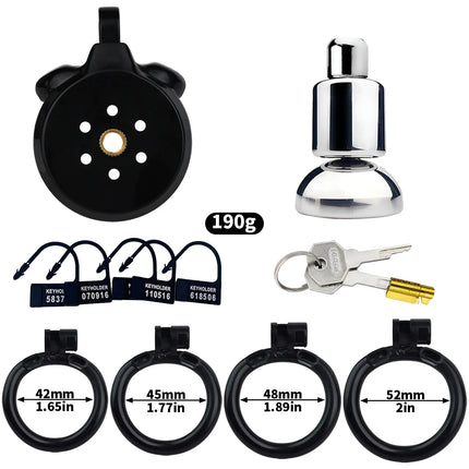 Strapon Flat Chastity Cage With Elastic Band Belt 4 Sizes Penis Ring Male Chastity Belt Sexshop BDSM Men Femboy Sissies 18