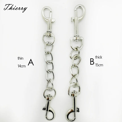 Thierry Double-end Metal hook chain for Restraint Bondage handcuffs Convenient Connection Lock adult sex toys sex game Accessory