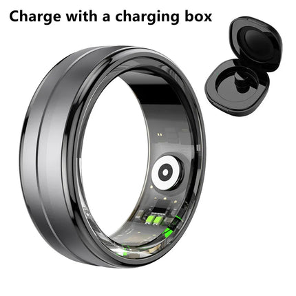 2024 R06 Smart Ring Health Monitor Men Women Smart Rings Heart Rate Blood Oxygen Sleep Waterproof Multifunctional Finger Ring