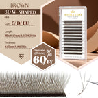 Brown 3D / C / 0.07mm|Mix 8-12 mm|China Mainland