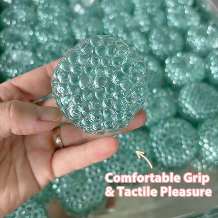 2026 upgrade Ice Bead Squishy Balls - Super Soft Mochi Fidget Toy with Slow Rebound Texture for Anxiety Relief & Relaxation