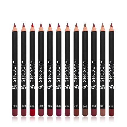 Matte Lip Liner Easy To Color And Not Easy To Fade Natural Plump And Good Looking Mouth Shape Lipstick Lip Pencil Cosmetics