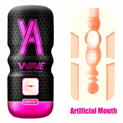 Powerful Sucking Masturbation Cup Realistic Anal Vagina Pocket Pussy Anal Vagina Pocket Pussy Blowjob Massager Male Masturbator