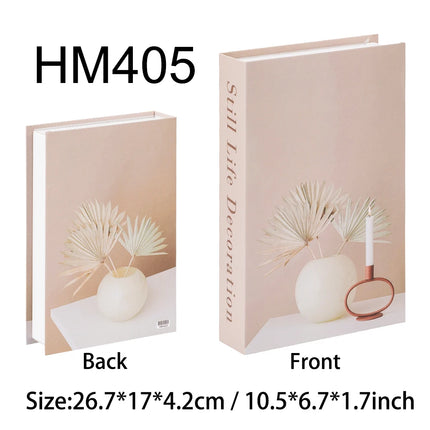 Morandi Decorative Book Open Luxury Fake Book Storage Box Home Decor Matisse Boho Bauhaus Coffee Table Shelf Interior Decoration