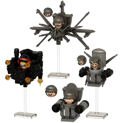 KDL821 KDL822 KDL823 KDL826 Toilet Man TV Man Building Blocks Miniature Ornament Toy Micro Ornament Model Assembly Kit
