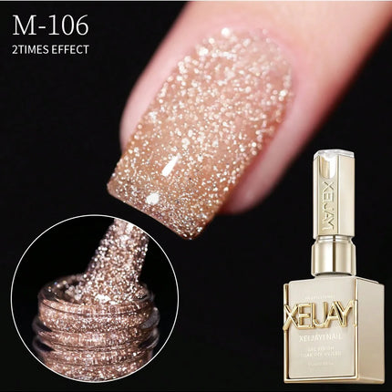 15ml Broken Diamond Halloween Christmas Nails Gel Nail Polish Adhesive Burst Flash Maillard Broken Diamond Adhesive