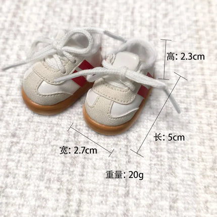 For 20CM Zsiga 1/8 1/6 BJD Doll Casual Board Shoes & German Training Shoes Set - Doll Footwear Accessories (No Doll)