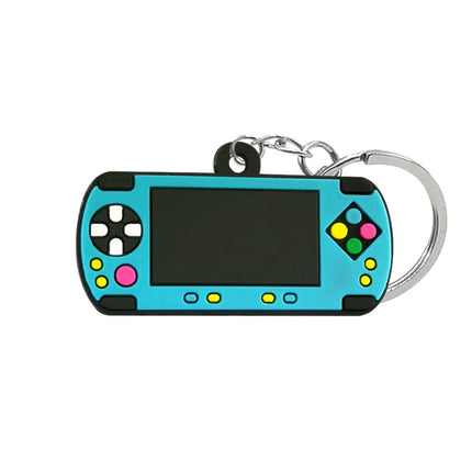 1PCS PVC new style Game Machine Keychain & Keyring Cute Gamepad Joystick Key Chain Keychains Bag Car Hanging fit men boy keys