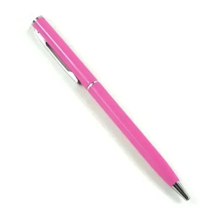 50 Pcs Metal Ballpoint Pen Rose Gold Pen Custom Logo Stationery Business Gift Lettering Engraved Name School&office Supplies