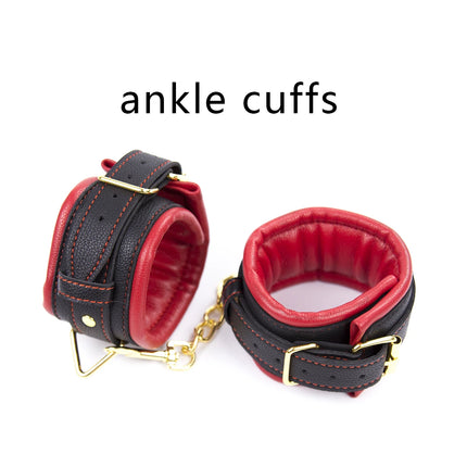 Puppy play Superior Quality Collars Wrist Cuffs Ankle Cuffs for Roleplay, Adult Couples Sex Game, Fetish Bondage Restraints