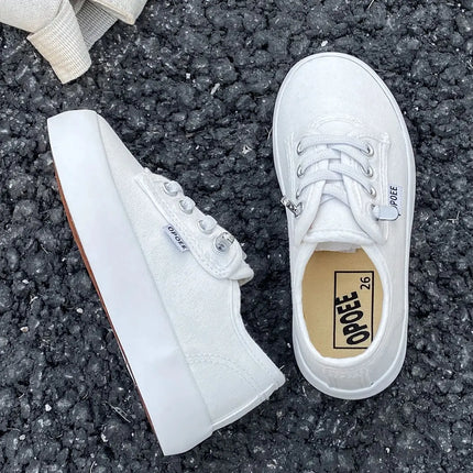 2188 Spring and Autumn Fashion Children's Low-Top Canvas Shoes Boys' and Girls' Slip-On Cloth Shoes Breathable Children's Shoes