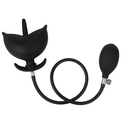 3D Flower Anal Expander Expand Inflatable Anal Plug Enema Training Buttplug Anal Butt Dilator Ass Prostate Sex Toy for Men Women