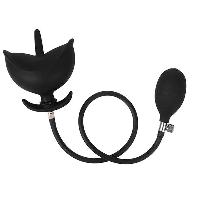 3D Flower Anal Expander Expand Inflatable Anal Plug Enema Training Buttplug Anal Butt Dilator Ass Prostate Sex Toy for Men Women