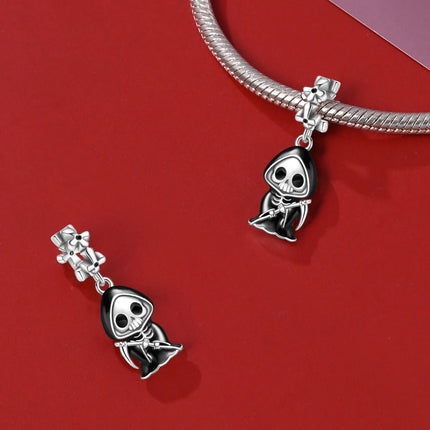 Hot Sale 925 Sterling Silver Cute Panda Beads & Penguin Dangle Charm Fit Snake Bracelet Boutique Necklace Black Pendant Gift
