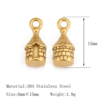 3Pcs Airplane/Body/Cowboy Boot/Ox Horn Charms Stainless Steel Waterproof Pendants DIY Earrings Necklace Jewelry Making Findings