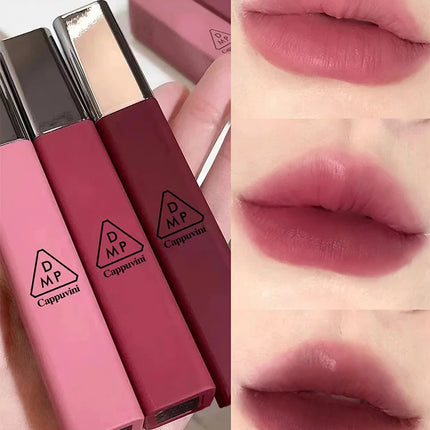 Cappuvini Matte Velvet Lip Glaze Moisturizing Smooth Long-Lasting Lipstick Makeup Lip Gloss