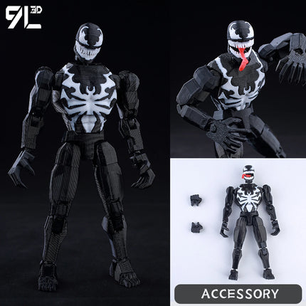 9L3D Articulated Actio Hero Model Collectible Figurine Super Hero Warrior Movie Creative Desktop Ornament Dummy13 Lucky T13 Gift