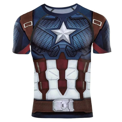2025 Summer Trendy Men's T-shirt Cartoon Spider Man Role Playing T-shirt Men's Top Halloween Costume