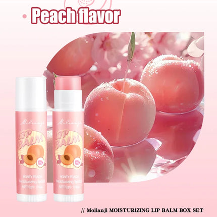 12 piece moisturizing lipstick set, alcohol free, lip care in autumn and winter, suitable for all skin types, fruit lipstick