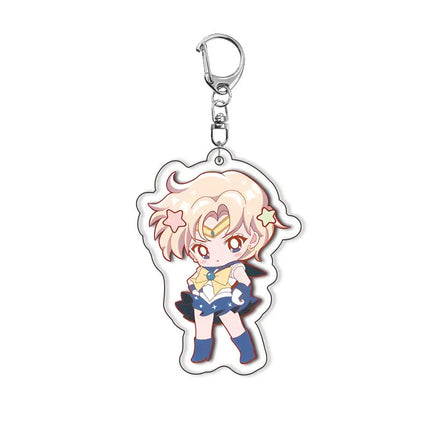 Sailor Moon Acrylic Keychain Usagi Tsukino Chibiusa Anime Cute Charm Pendant Cosplay Gift Collection Kawaii Accessory for Girls