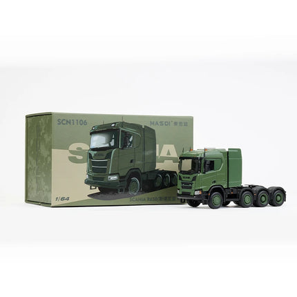 MASSDI Alloy 1/64 Scale SCN1106  SCN1110 Tow Truck/Hummer H1 M1151/Gaz Tiger TANK Alloy Car Model Holiday Gifts Toys