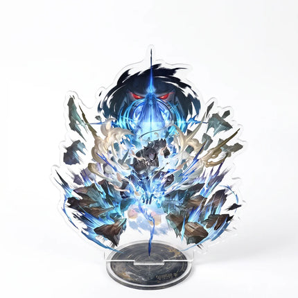 Fullmetal Alchemist 15cm Acrylic Stand Keychain Edward Elric Roy Mustang Double Sided HD Desk Decor Fan Gift