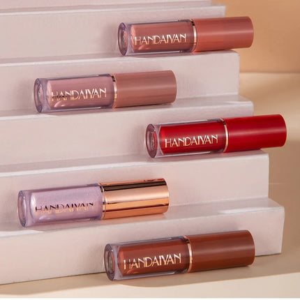 12 Color Matte Liquid Lipstick Kit Non Stick Cup Waterproof Lip Gloss Long Lasting Korean Cosmetics Makeup For Women