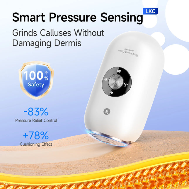 luluskin Electric Foot Callus Remover Exfoliator File Feet Tools Waterproof Foot Exfoliation File Skin and Body Care Appliances