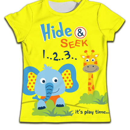 New Cartoon T-shirt Kids Boys Children Clothes Girls Cats Graphic T Shirts Boy Baby Summer Top KID Girl Birthday Short Sleeve