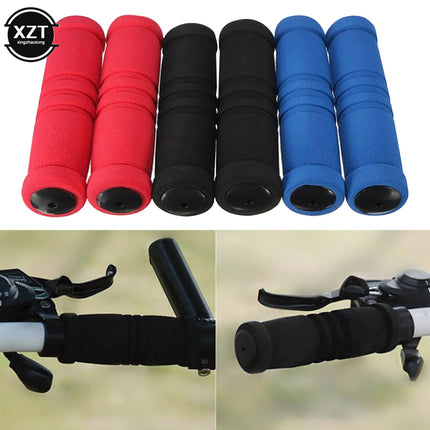 2pcs Soft Foam Sponge Handle Bar Motorcycle Handlebar Foam Hand Grips Cover Bike Cycle Bicycle Motorcycle MTB Accessories